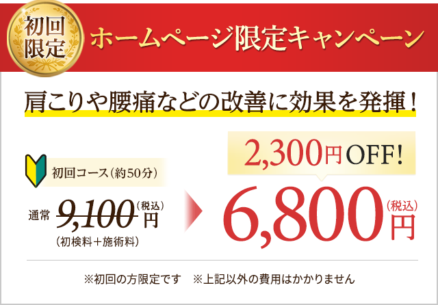 初回割引キャンペーン